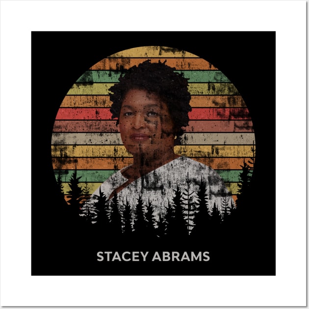 vintage stacey abrams Wall Art by neira